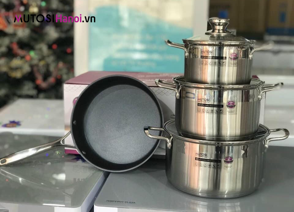 Bộ nồi chảo Mutosi MC-347