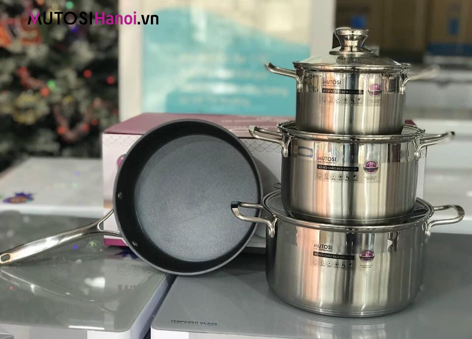 Bộ nồi chảo Mutosi MC-347