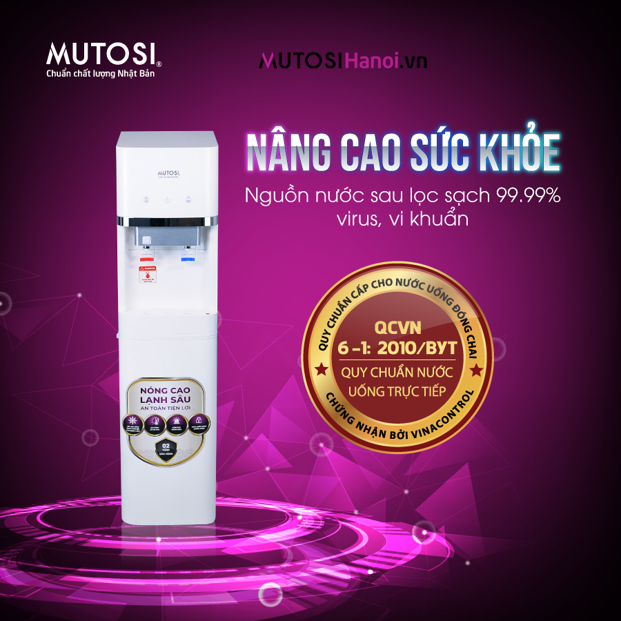 Cây nước nóng lạnh Mutosi MD-450RO