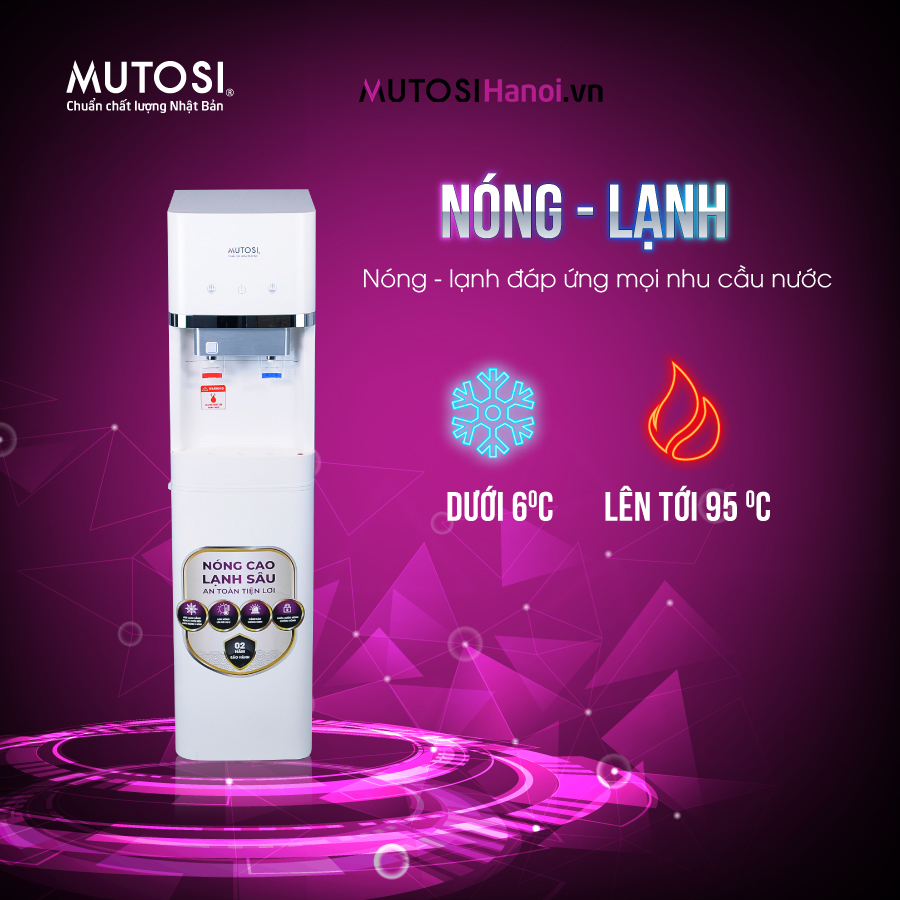 Cây nước nóng lạnh Mutosi MD-450RO