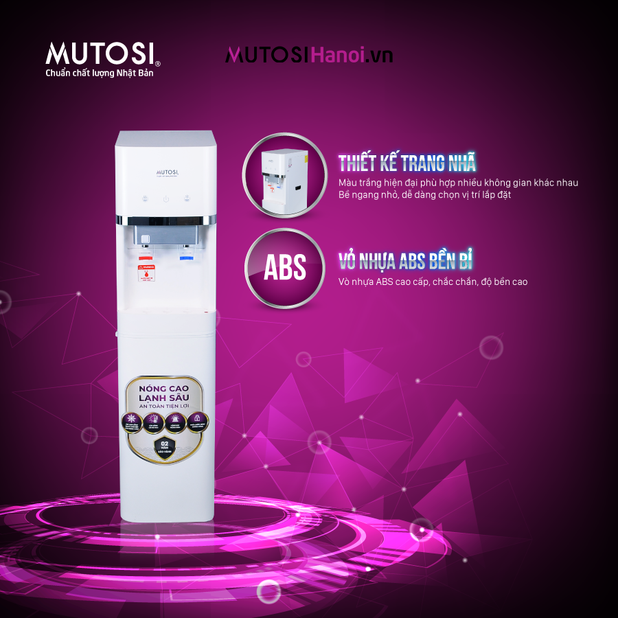 Cây nước nóng lạnh Mutosi MD-450RO