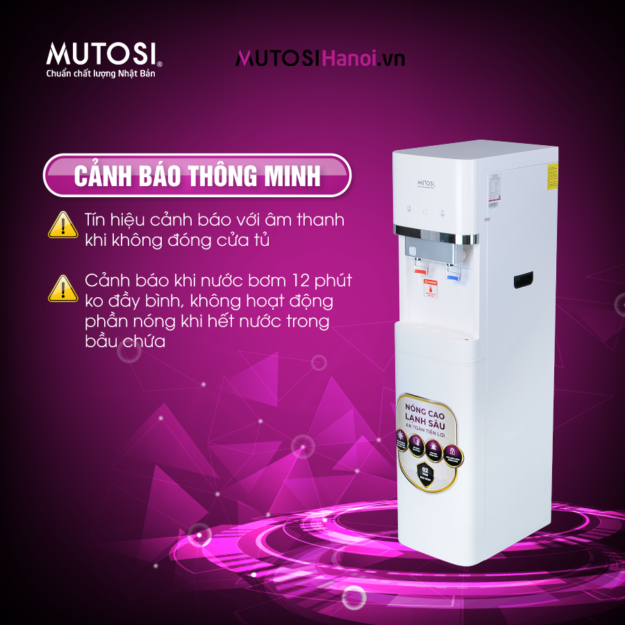 Cây nước nóng lạnh Mutosi MD-450RO