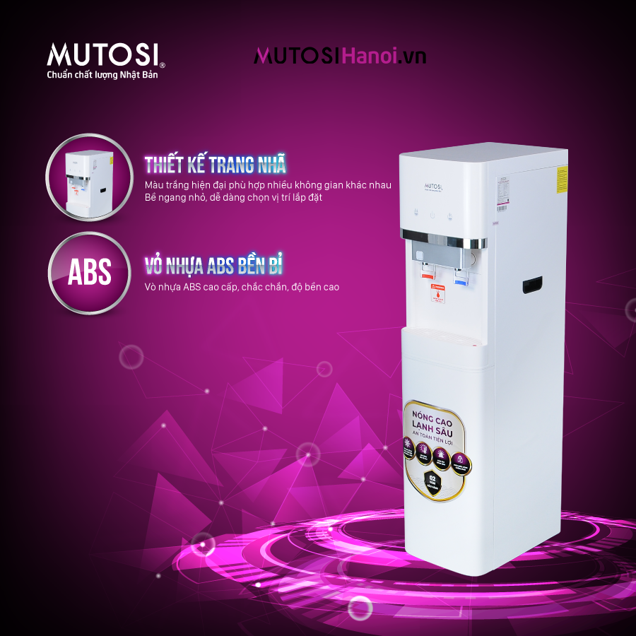 Cây nước nóng lạnh Mutosi MD-450RO
