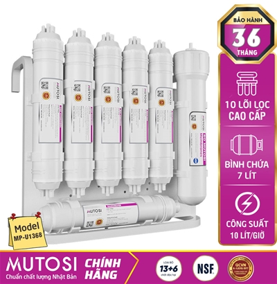 Máy lọc nước Mutosi MP-U1368 - 10 Lõi Để Gầm