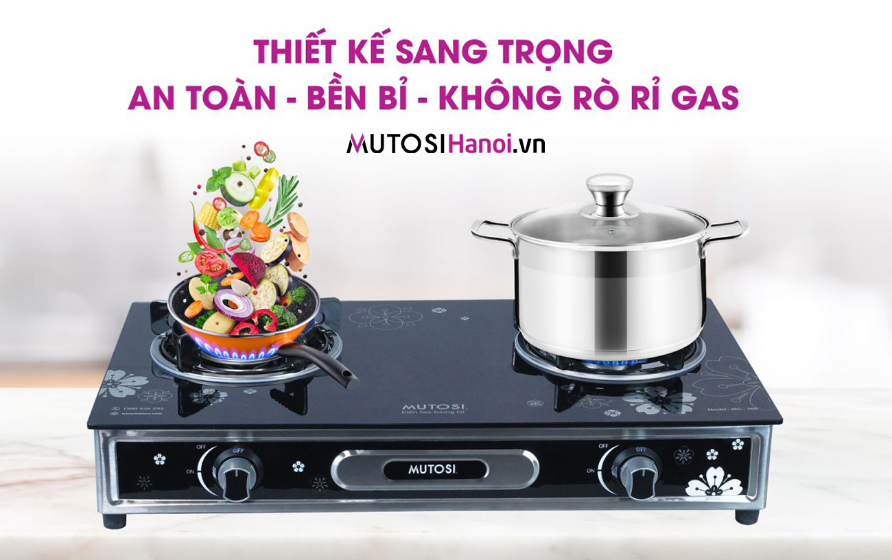 Thiết kế sang trọng Bếp ga dương Mutosi MG-36B
