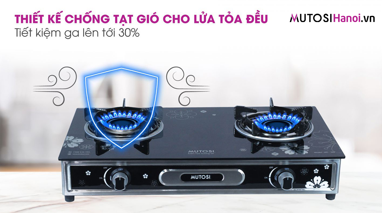 Tiết kiệm ga 30% Bếp ga dương Mutosi MG-36B