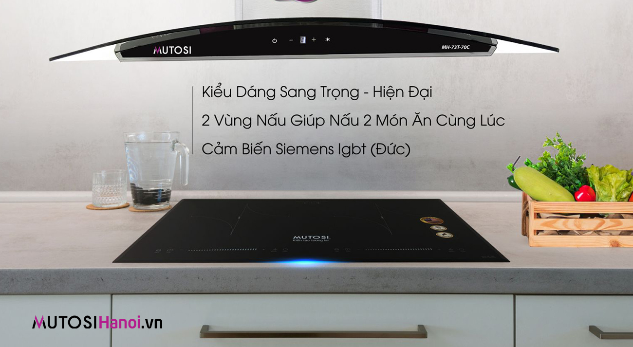 Bếp từ đôi Mutosi