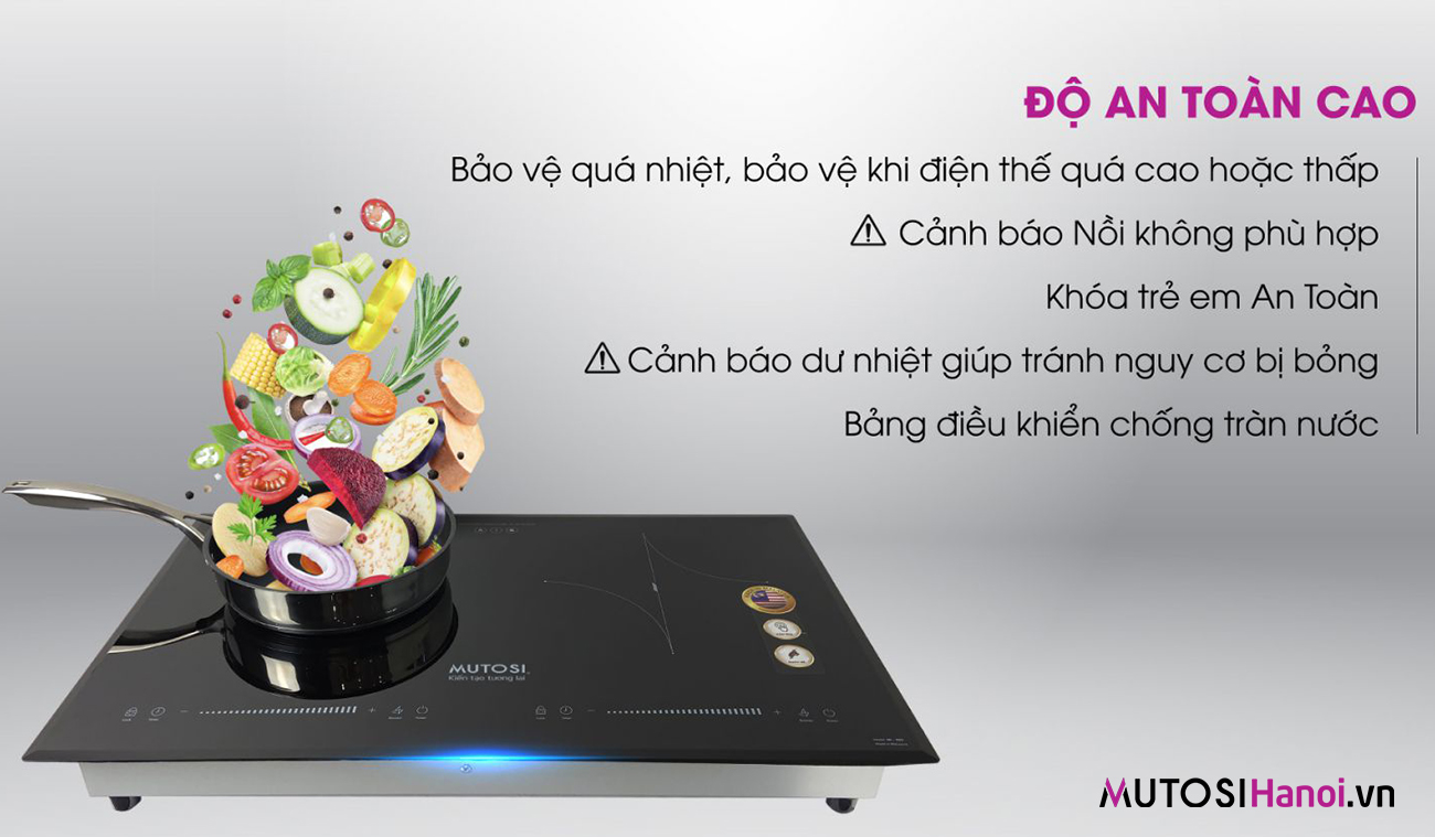 Bếp từ đôi MUTOSI MI-92D