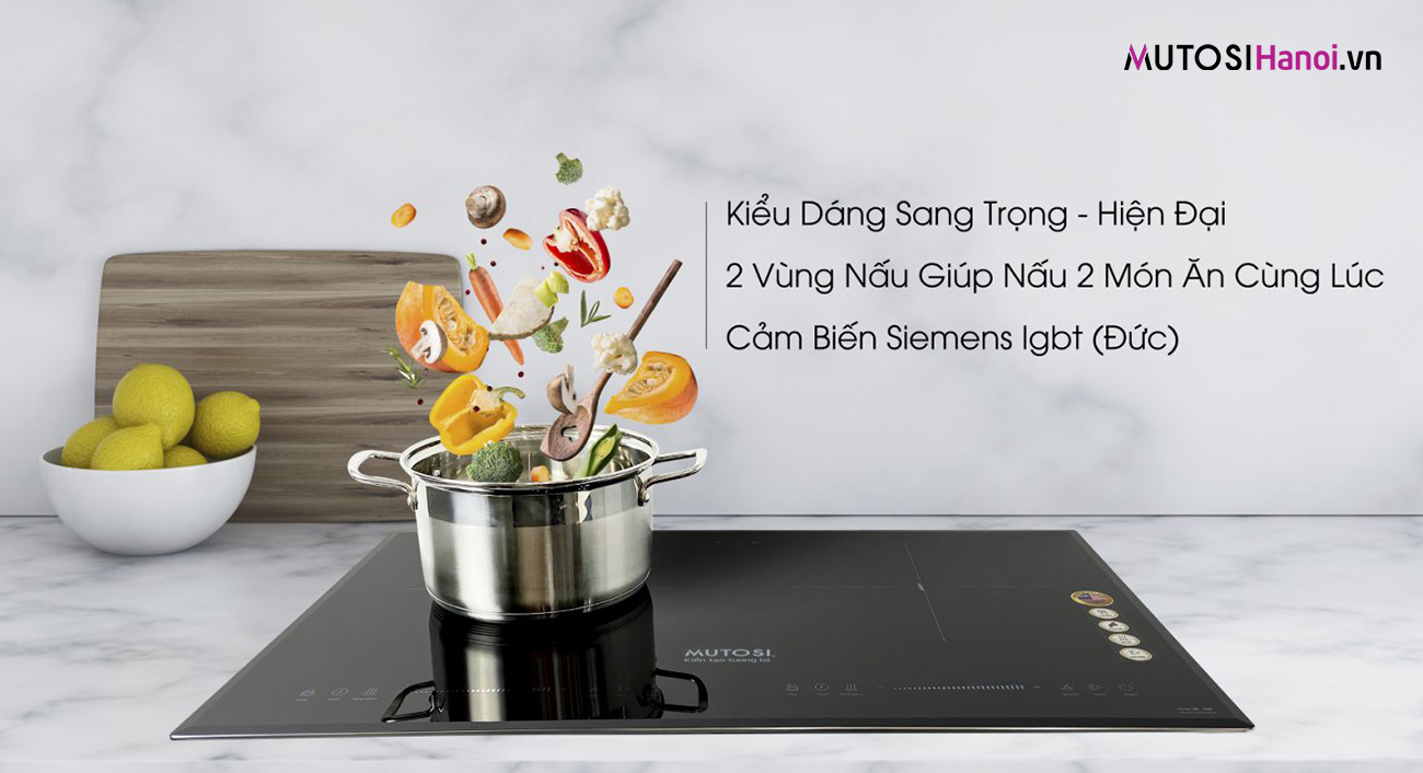 Bếp từ đôi Mutosi MI-95D