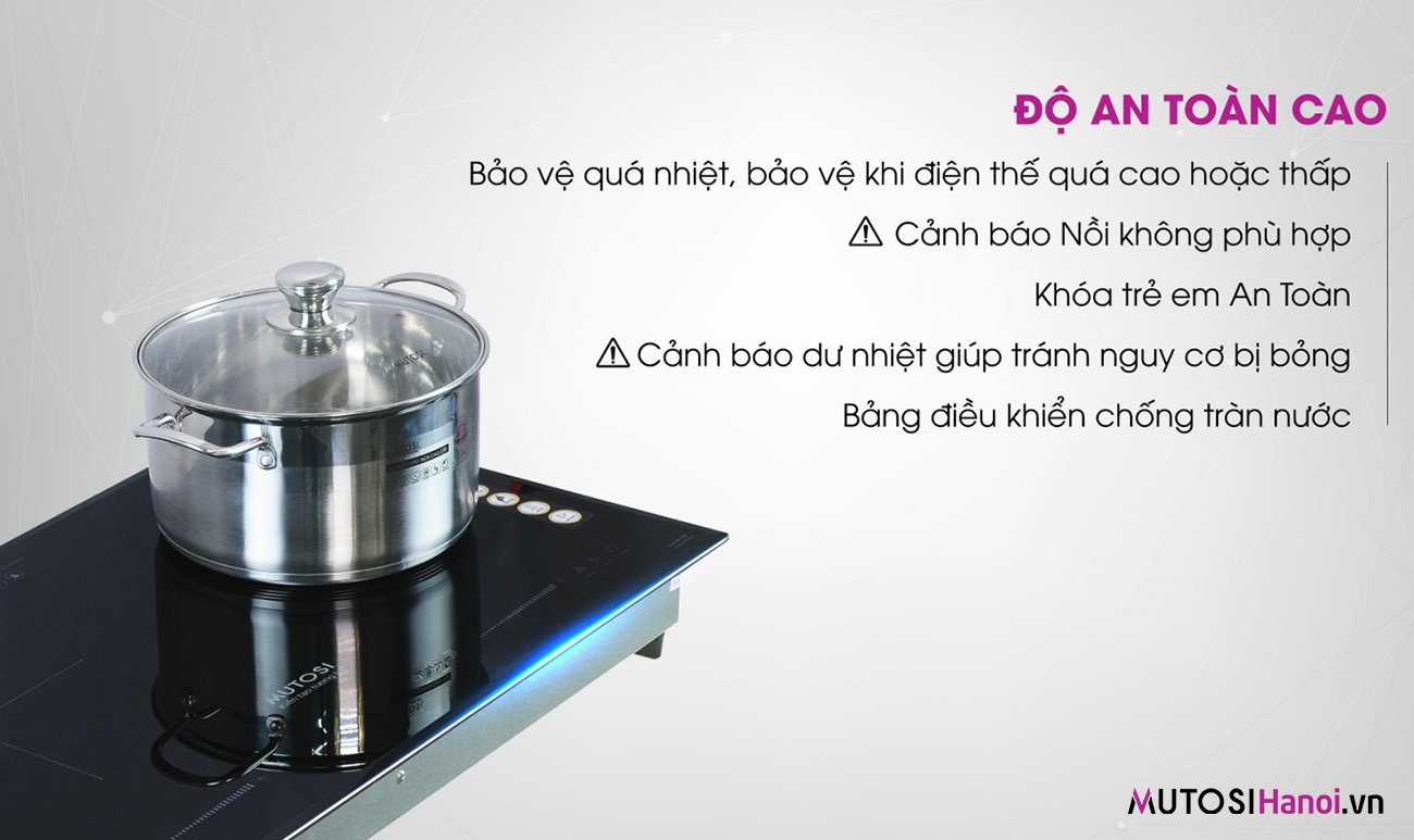 Bếp từ đôi MUTOSI MI-95D