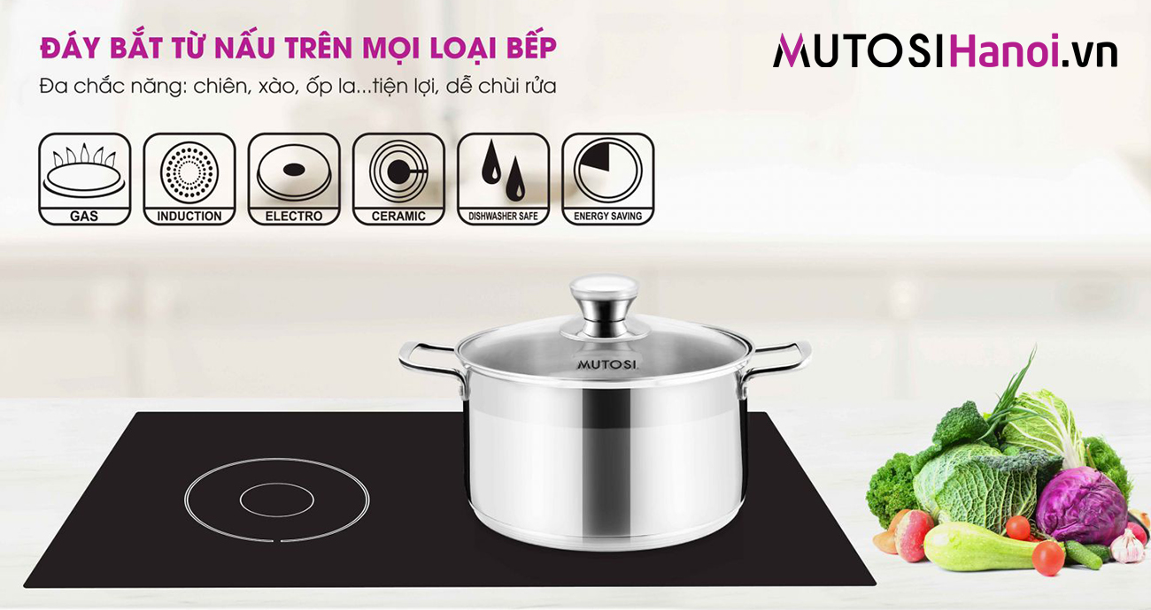Bộ nồi chảo Mutosi MC-347