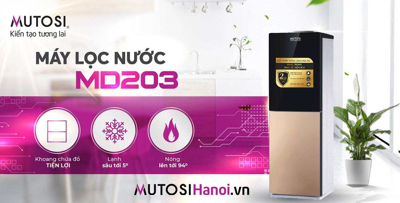 Cây nước nóng lạnh Mutosi MD-203