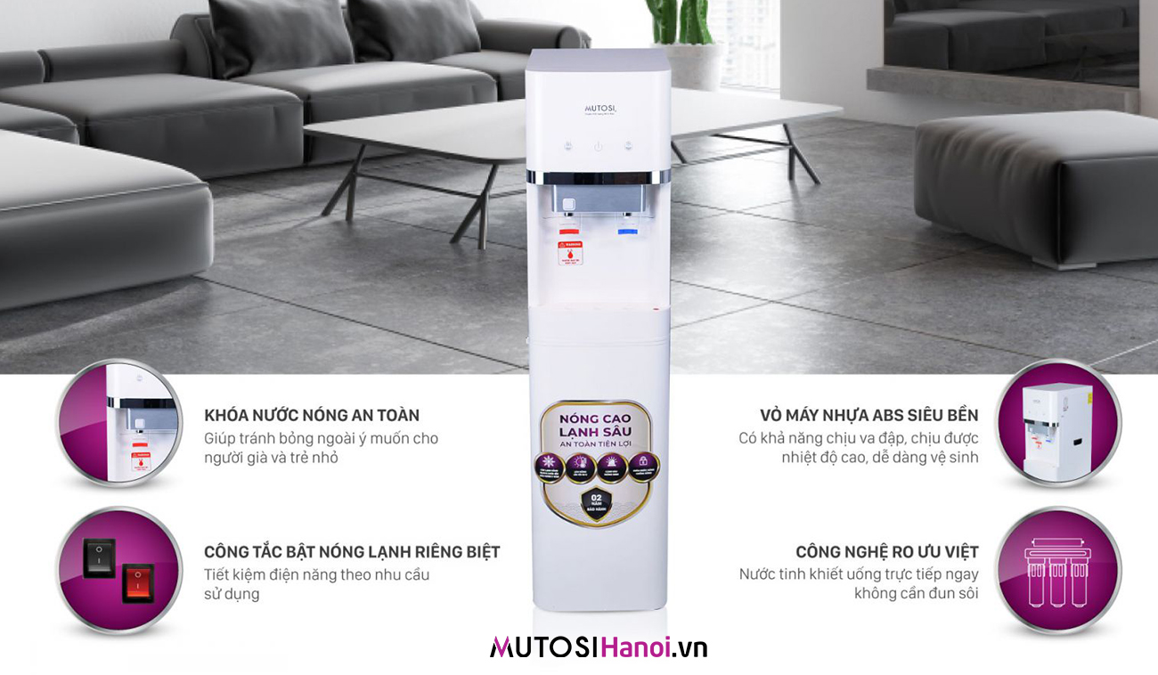 Cây nước nóng lạnh Mutosi MD-450RO