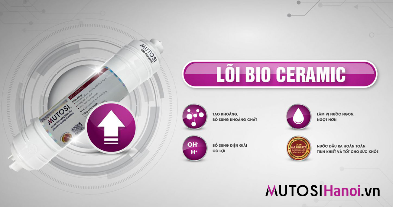 Lõi lọc nước Mutosi số 6 - BIO CERAMIC