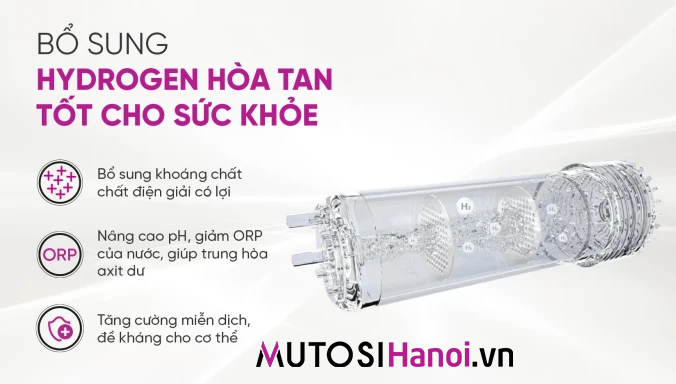 Máy lọc nước Mutosi Hydrogen MP-F1001