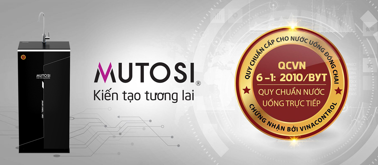 Máy lọc nước Mutosi MP-281M - 8 Lõi lọc