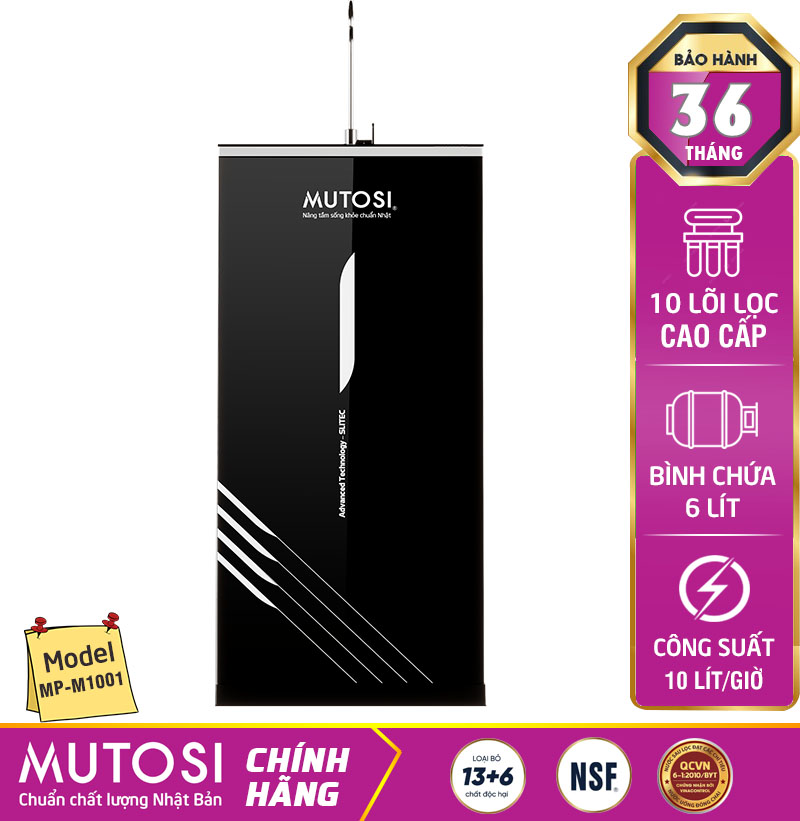 Máy lọc nước Mutosi MP-M1001 - Tủ đứng 10 lõi 