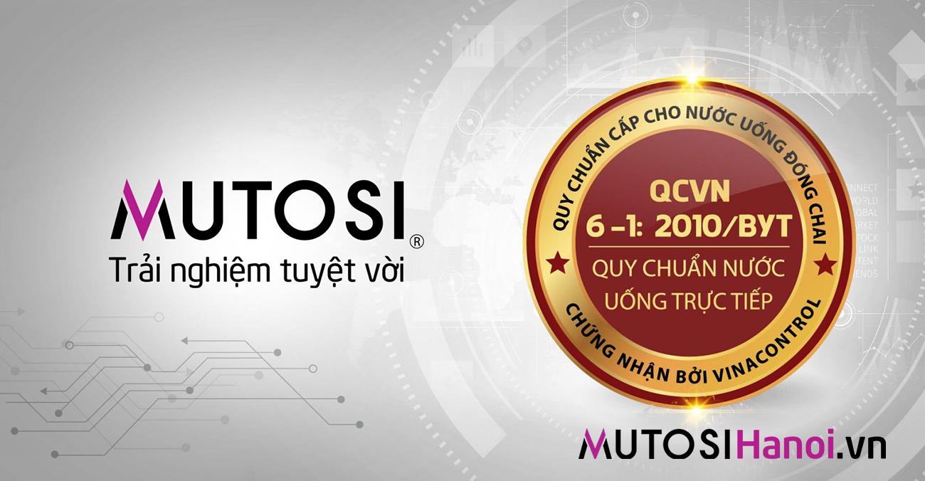 Máy lọc nước không dùng điện Mutosi MP-U110-BK1NK