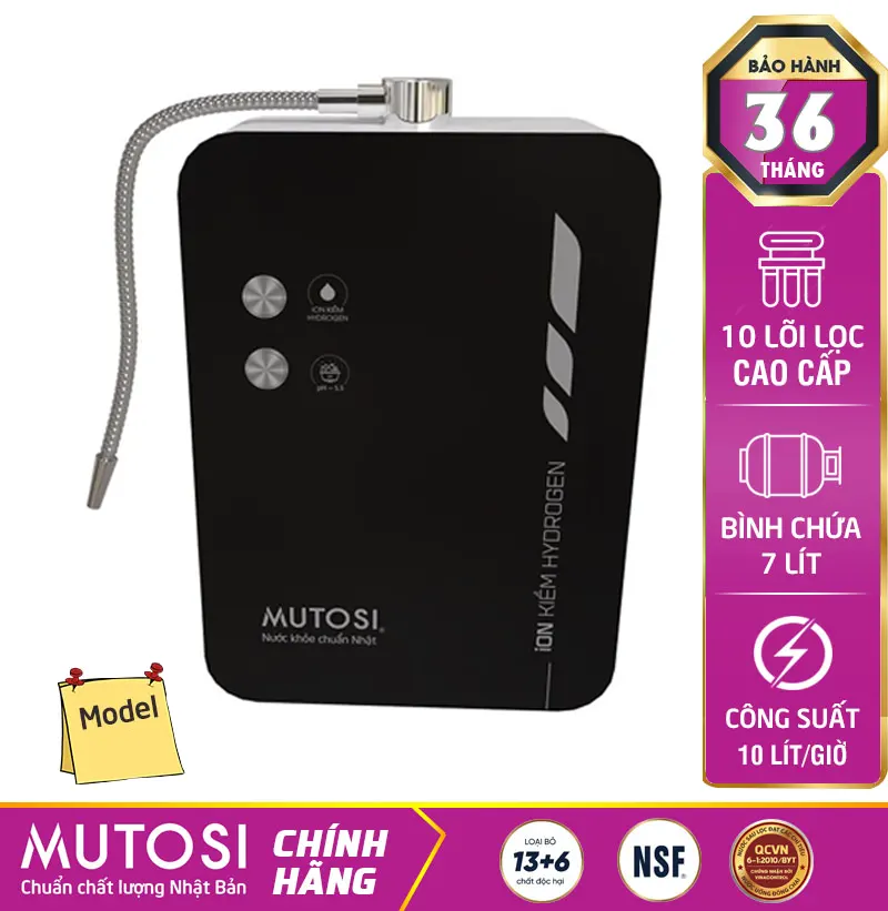 Máy điện giải ion kiềm hydrogen Mutosi MD-T168