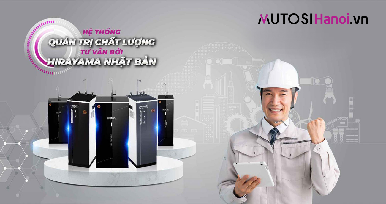 Máy lọc nước nóng nguội Mutosi MP-350D-GR