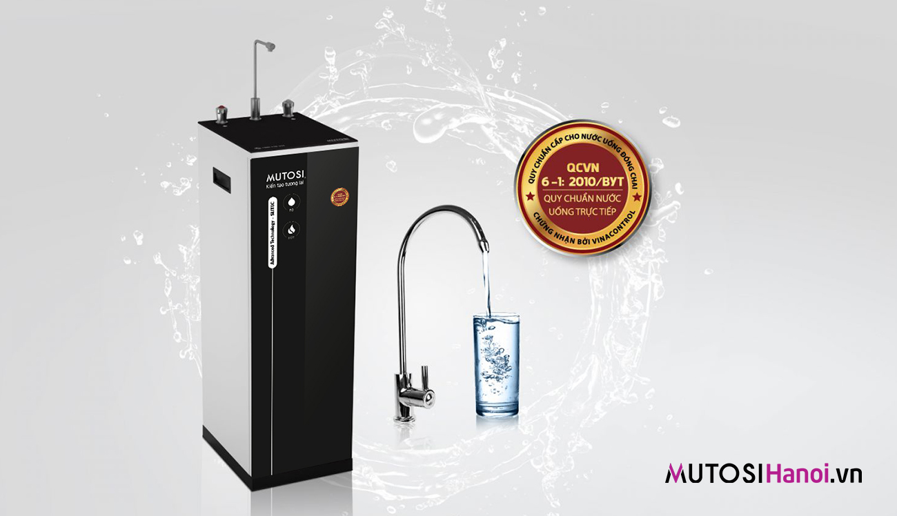 Máy lọc nước Mutosi MP-592H-BK Đạt chuẩn nước uống
