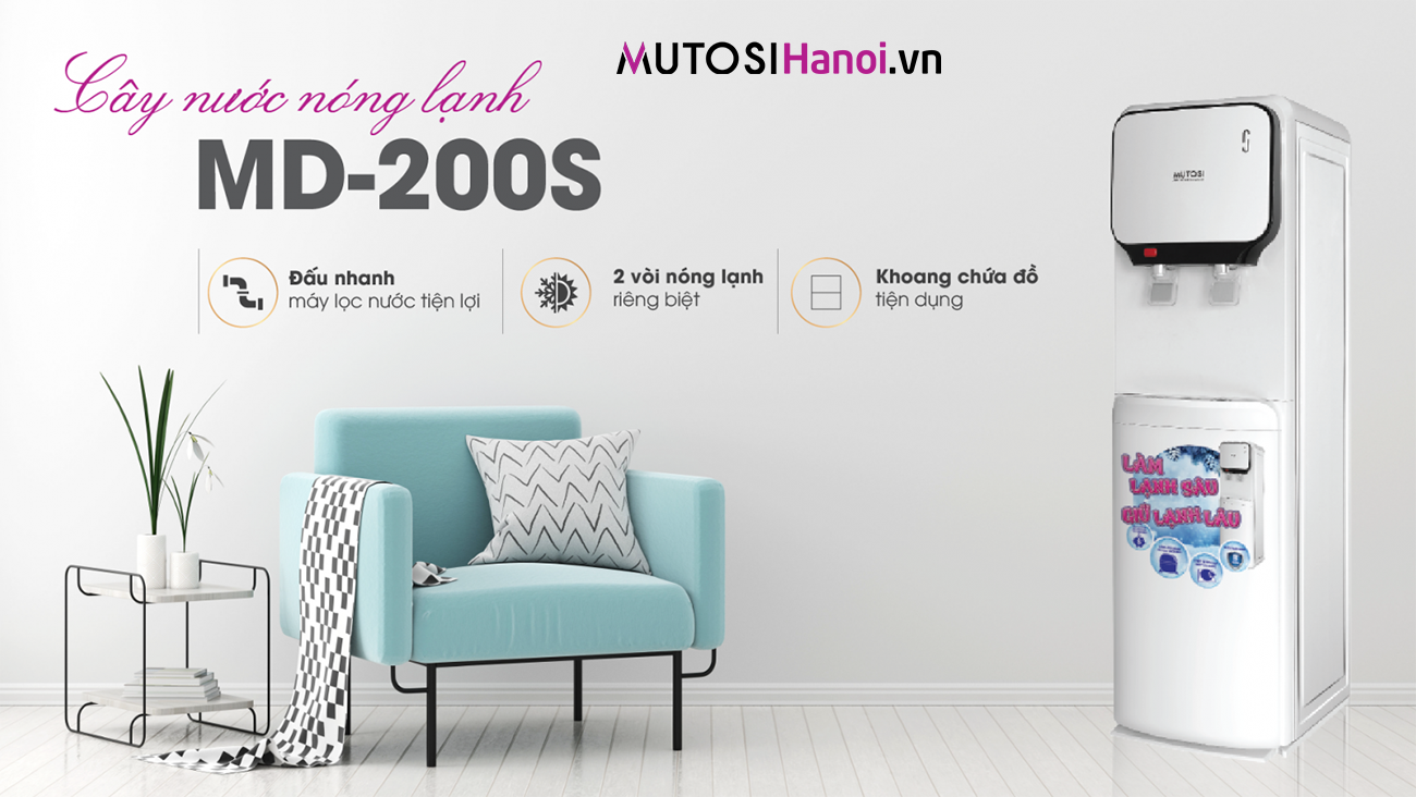 Cây nước nóng lạnh Mutosi MD-200S