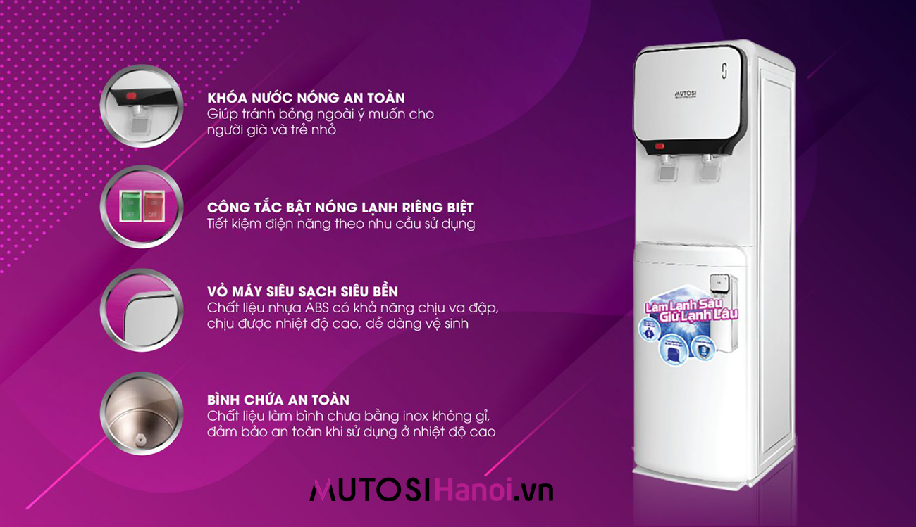 Cây nước nóng lạnh Mutosi MD-250