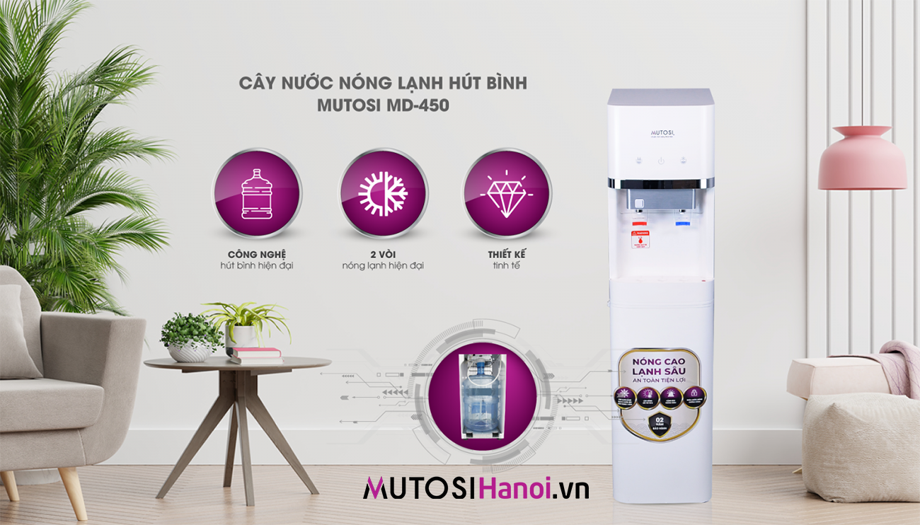 Cây nước nóng lạnh Mutosi MD-450