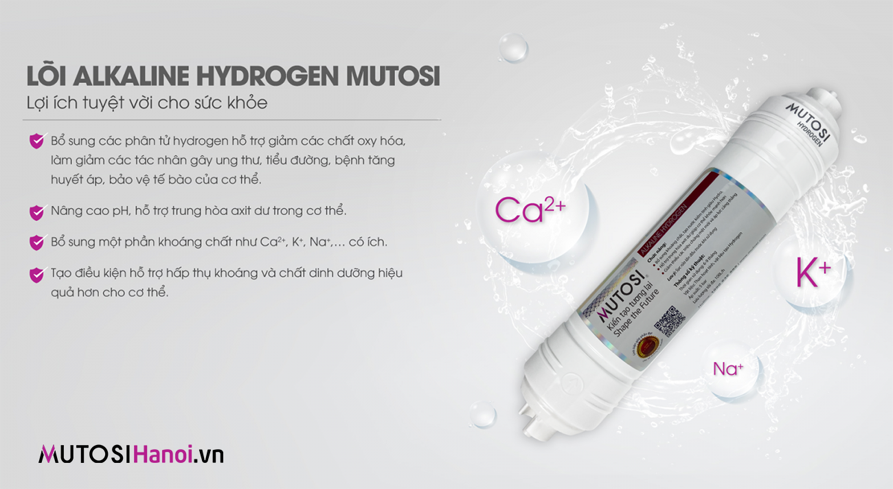 Lõi lọc nước hydrogen Mutosi