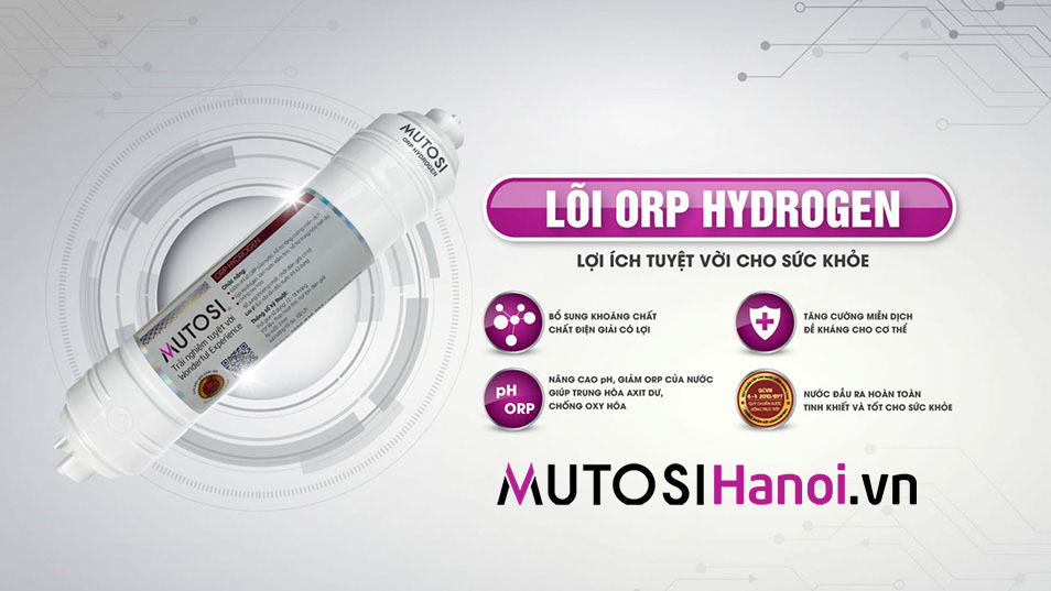 Máy lọc nước Mutosi Hydrogen MP-F1001
