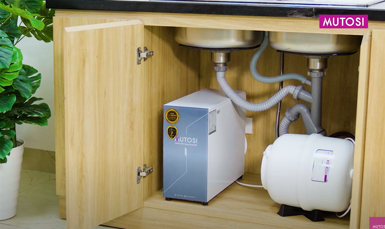 Máy lọc nước để gầm tủ bếp Mutosi - Sự lựa chọn lý tưởng