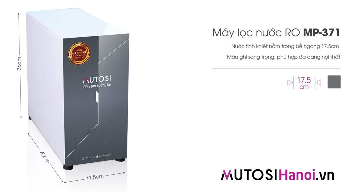 Kích thước Mutosi MP-271U